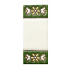 Lettere e numeri in ceramica - Design "GREEN-2" -