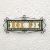 Lettere e numeri in ceramica - Design "GREEN-2" -