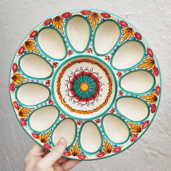 Ceramic Tray Eggs ref.170-00-v