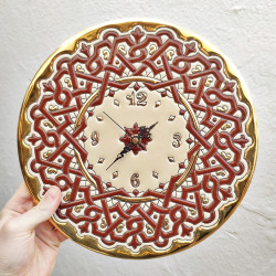 Reloj de cerámica "Arte" -...