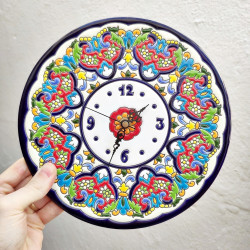 Ceramic Clock "Arte" - 24cm. -