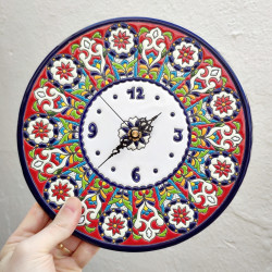Ceramic Clock - 34 cm. -