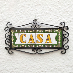 Ceramic tile letters and...