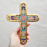 Croce in ceramica "Art" - 21 cm.