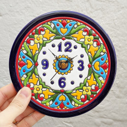 Ceramic Clock - 17cm. -