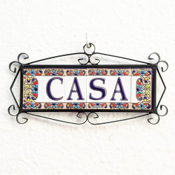 Ceramic tile letters and...