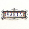 Lettere e numeri in ceramica - Design "IBIZA" -