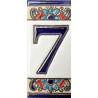 Lettere e numeri in ceramica - Design "IBIZA" -