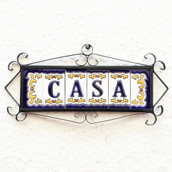 Ceramic tile letters and...