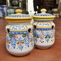 Garlic pot in ceramic - 16...