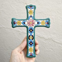Ceramic cross "Arte" - 21cm.