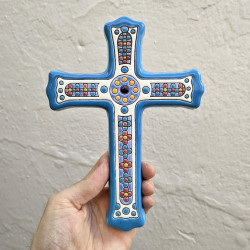 Ceramic cross "Arte" - 21cm.