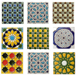Ceramic tiles 7,5cm (3") -