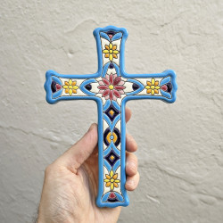 Ceramic cross "Arte" - 21cm.