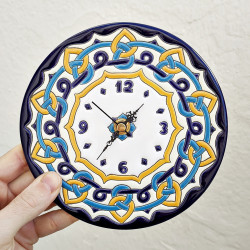Ceramic Clock - 17cm. -