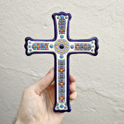 Ceramic cross "Arte" - 21cm.