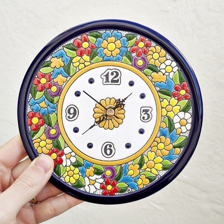 Orologio in ceramica - 17 cm.