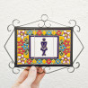Ceramic tile letters and numbers - "SEVILLA" design -