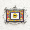 Ceramic tile letters and numbers - "SEVILLA" design -