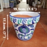 Set di 3 vasi da fiori a forma di melagrana