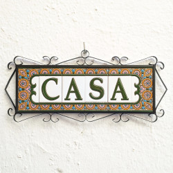 Ceramic tile letters and...
