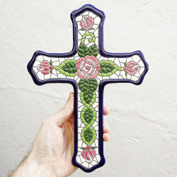 Ceramic cross "Arte" - 27 cm.