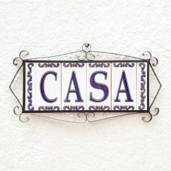 Ceramic tile letters and...