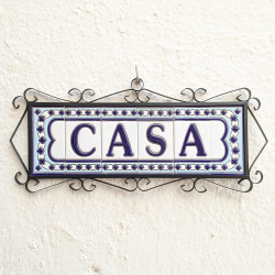 Ceramic tile letters and...