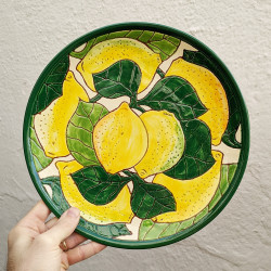 Plate style "Lemons" -...