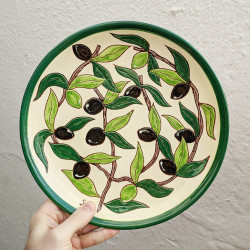 Plate style "Olives" -...