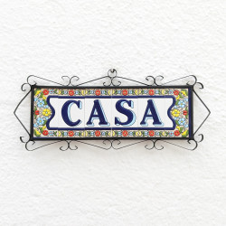 Ceramic tile letters and...