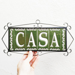 Ceramic tile letters and...