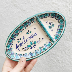 Plat d'olives - 22 cm. -