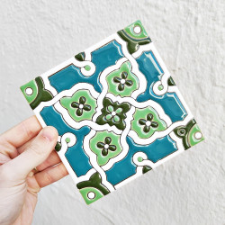 Ceramic tiles "15cm. (6")"...