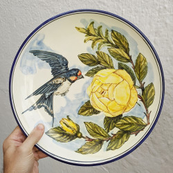 Plato de cerámica "Pájaros"...