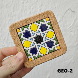 Set de 6 posavasos - 10cm. -