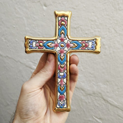 Ceramic cross "Arte" - 15cm. -
