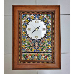Horloge en céramique - 40 cm. -