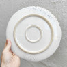 Set di 2 piatti in ceramica.