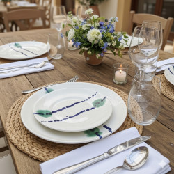 Set de 2 Platos de cerámica.