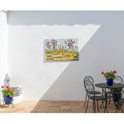 Peinture murale en...