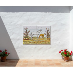 Carrelage mural "CABALLOS"