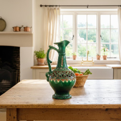 Pièce en céramique verte...