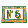 Lettere e numeri "ARTECER-GV" - 15 cm.