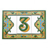 Lettere e numeri "ARTECER-GV" - 15 cm.