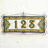 Lettere e numeri "ARTECER-GV" - 15 cm.