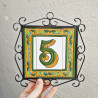Lettere e numeri "ARTECER-GV" - 15 cm.