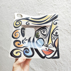 Piece "Vase" - 21 cm. -