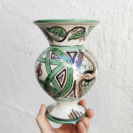 Ceramic vase "Punter" - 22cm. -