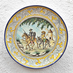 Ceramic plate "Quijote" -...